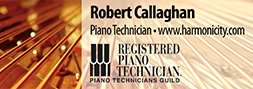logo robert callaghan piano technician 253w